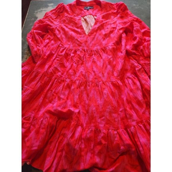 Tuckernuck Pomander Place Hot Pink Ikat Kenzo Dress sz Small - Picture 5 of 5